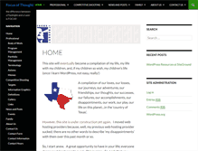Tablet Screenshot of focusofthought.com